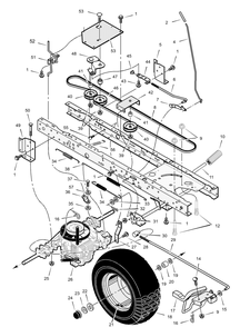 Part Location Diagram of 1001231E701 Murray DISCONTINUED